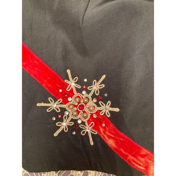 40s Bolero Jacket Vintage 1940s Black Faille Cropped Evening Fancy Size Small - Picture 10 of 10